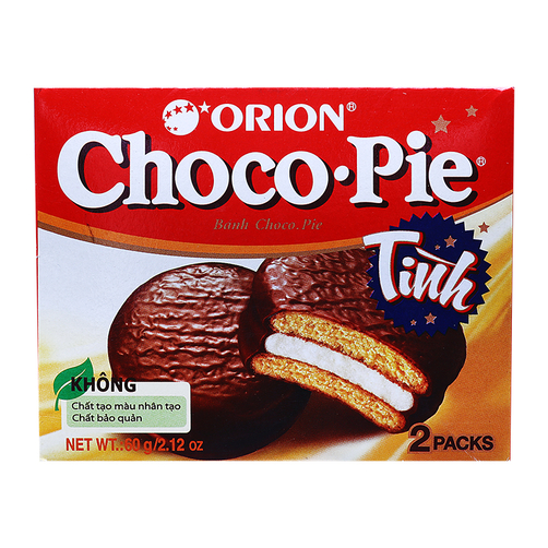 Bánh ChocoPie Orion 2 Packs hộp 60g (48) 0